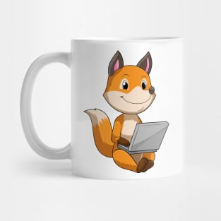Fox with Laptop Mug